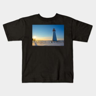 Point Prim Lighthouse Prince Edward Island Kids T-Shirt